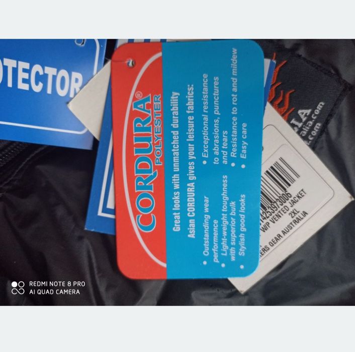 Geacă de turism pentru motociclete BGA Cruze WP, 2XL. (NOUĂ)