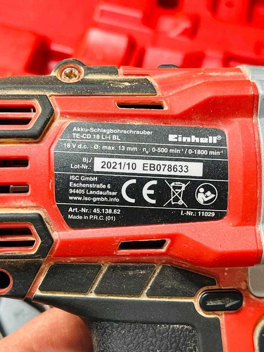 Filetanta impact Einhell Professional TE-CD 18/50 Li-i fara baterie