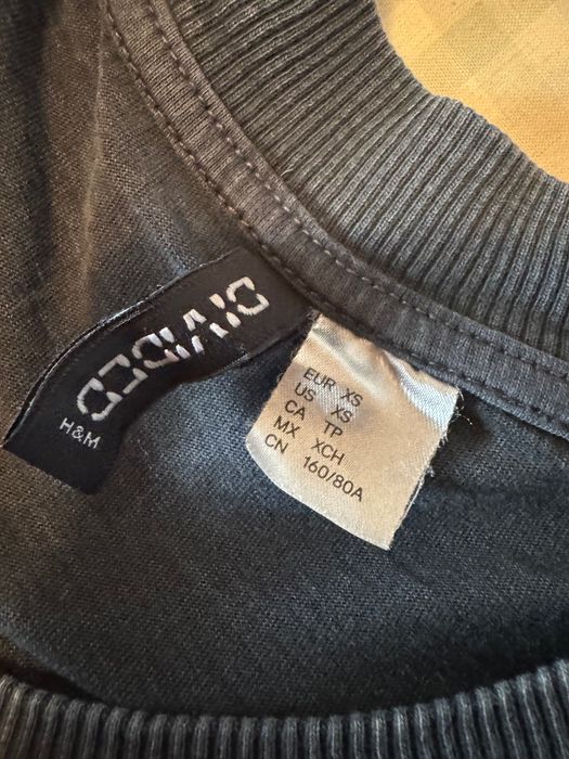 Tricou lung gri, dama, H&M, mărimea XS ca nou