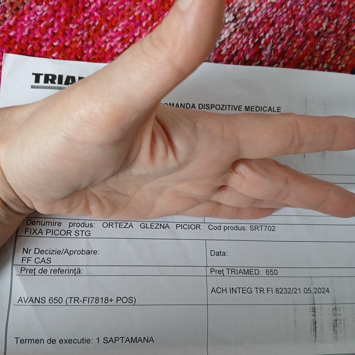 Orteza glezna picior stang