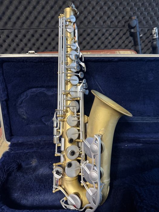 Yamaha YAS-280 Alto Sax – Recondiționat Complet – Aspect Mat Auriu Unicat