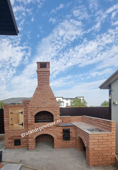 Gratar zidit din caramida