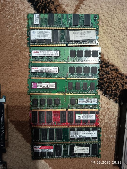 Componente Pc,hdd,dvdRW,video,rami