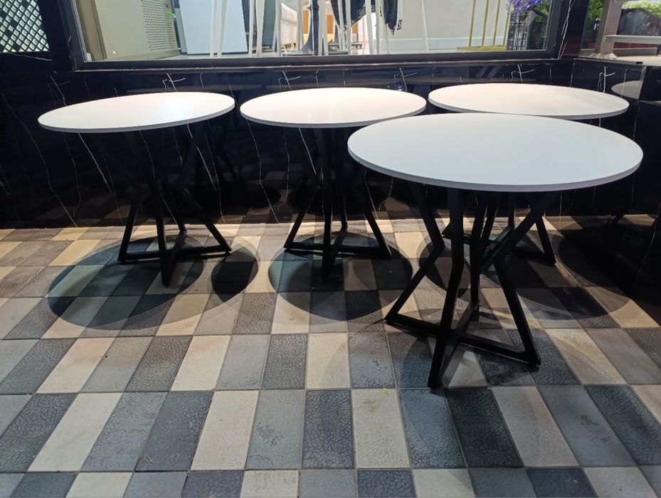 Столы круглые в наличии по 50% скидкой
