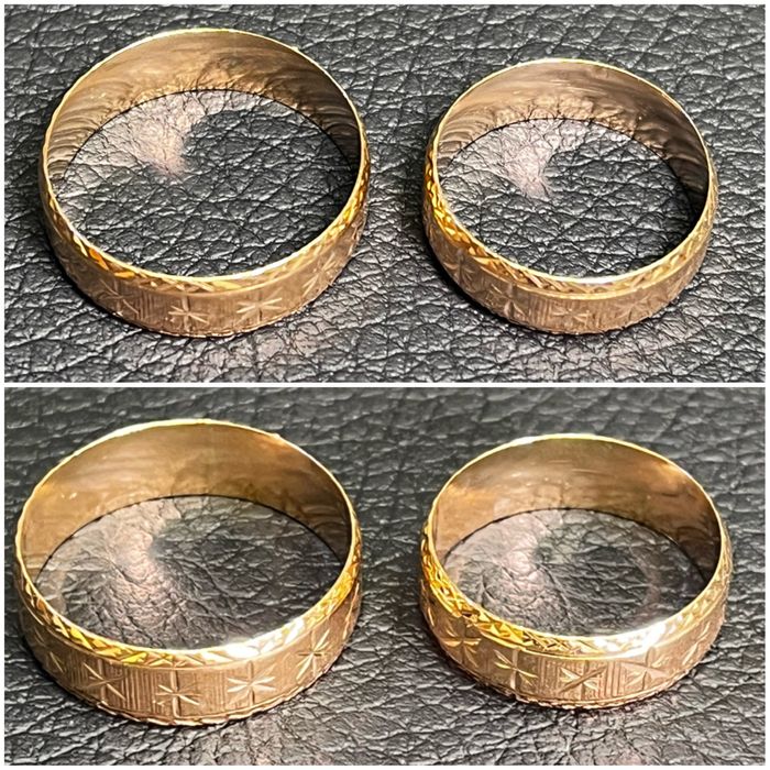 Златни халки негравирани zlaten prasten gold 585 14 карата пръстен