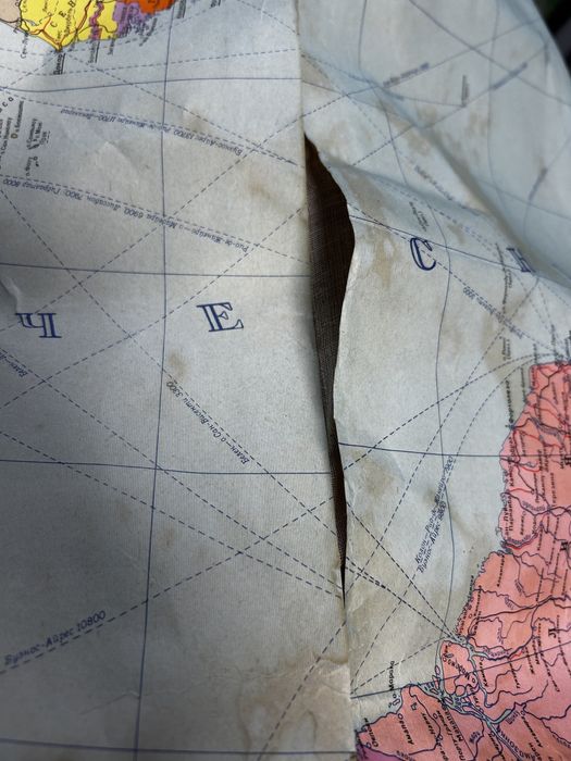 Карта мира( советская)