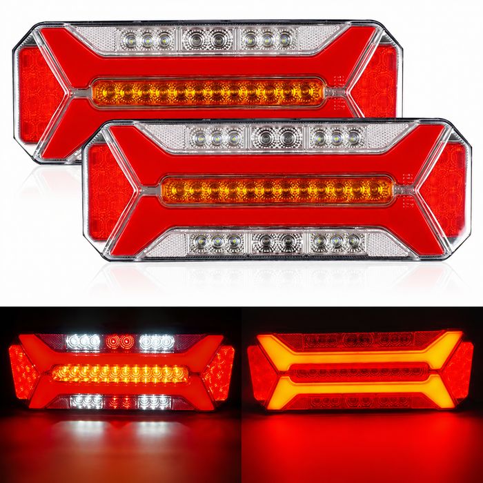 Set Stopuri LED NEON E68 Omologate Semnal Dinamic