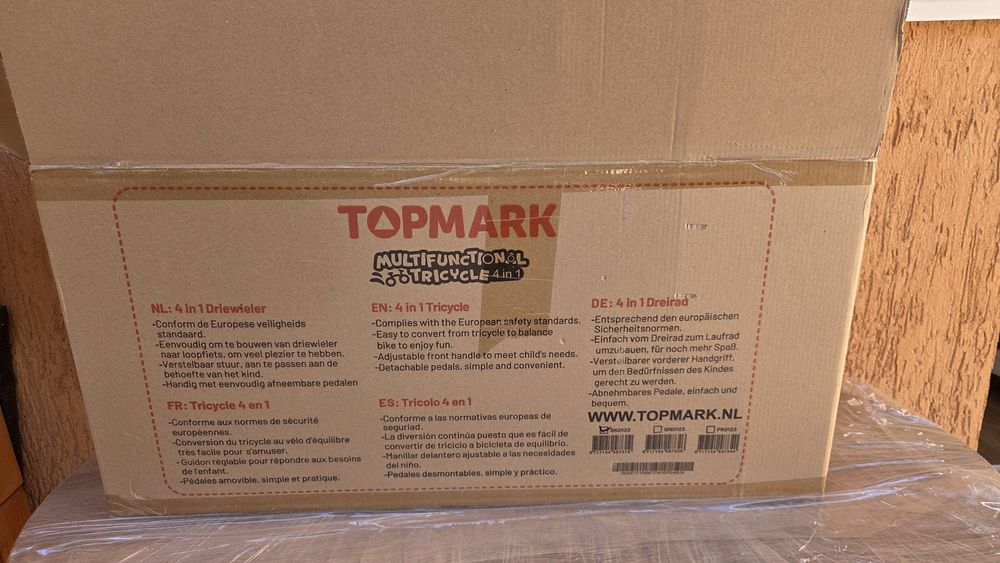 Триколка 4 in 1 TOPMARK NL, KAYA, Black