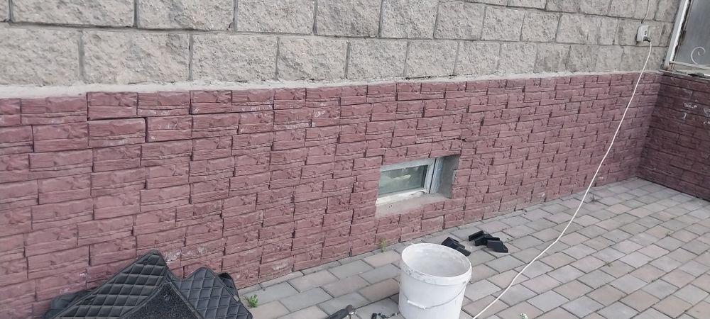 Облицовка фундамента