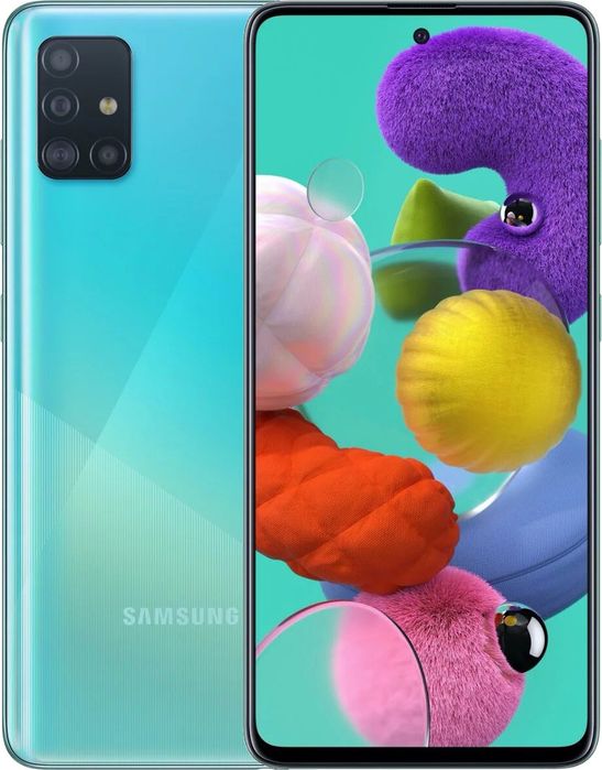 Samsung A51 голубой