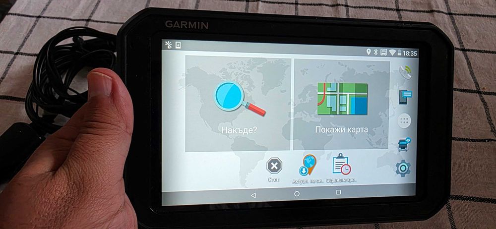 Навигация за камион Garmin Dezl 780 7 инча карти за цяла Европа и Турция пълен комплект