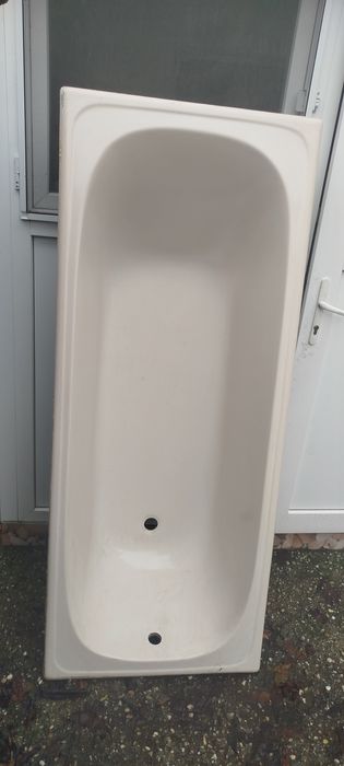 Cadă de baie dreptunghiulară de fibră