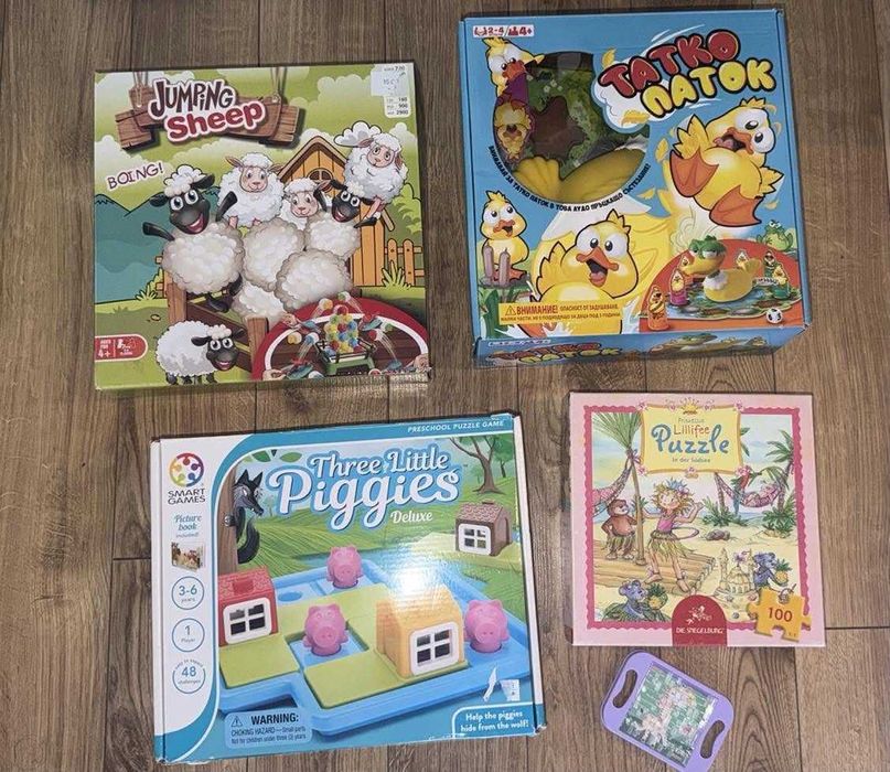 Лотове детски игри, пъзели за малки деца- GOKI, JANOD, Smart games