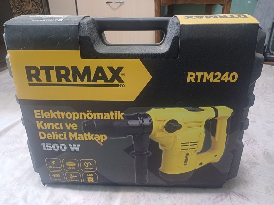 RTM240 — это мощный электропневматический перфоратор модели RTRMAX RTM