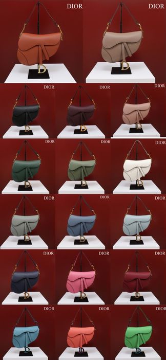 Geanta Christian Dior Saddle negru, tip Premium