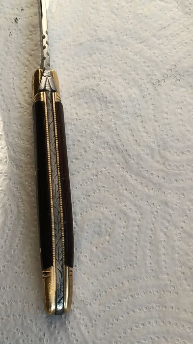 Briceag de Colecție Laguiole Arbalète G. David – Lemn de Trandafir & Alamă (Handmade France)