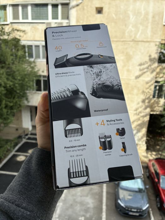 Aparat de tuns barba BRAUN Seria 5 BT5520, acumulator, 120 min autonomie, negru