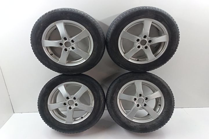 Set jante aliaj cu anvelope 225/55R16 M+S Michelin 6 1/2Jx16H2 ET50 5