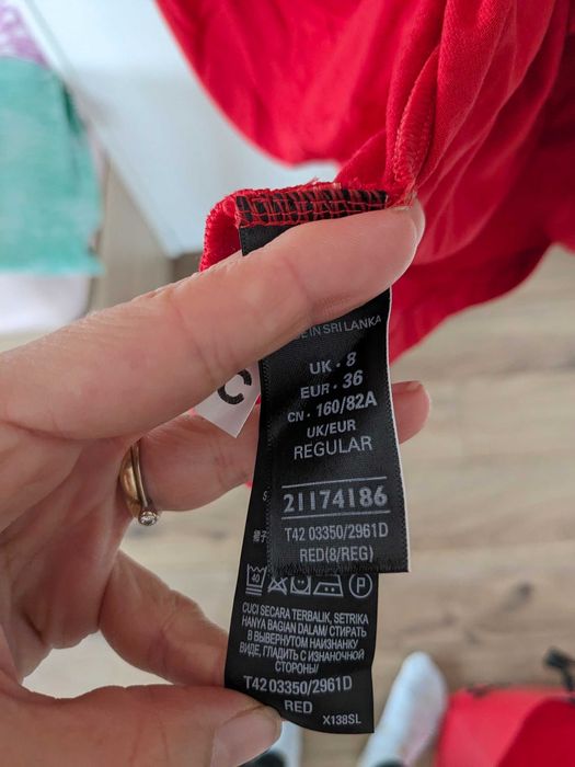 M&S Rochie rosie S 36 skater