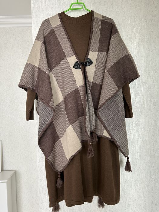 Пончо женское новое