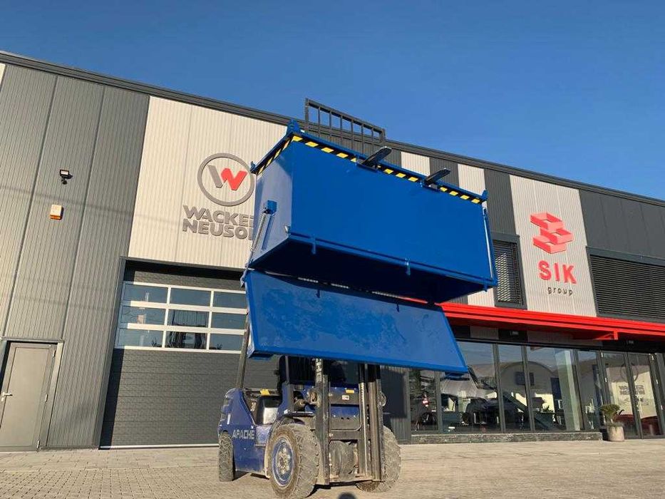 Container basculant pentru stivuitor –  1 m³ / 1 tone