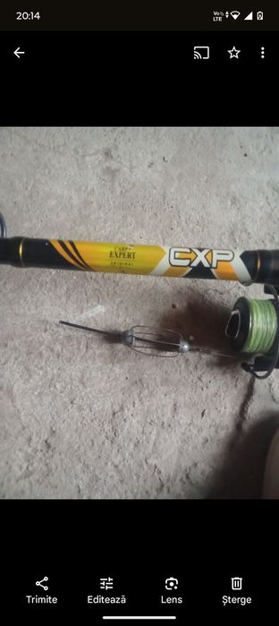 Vând lanseta crap original