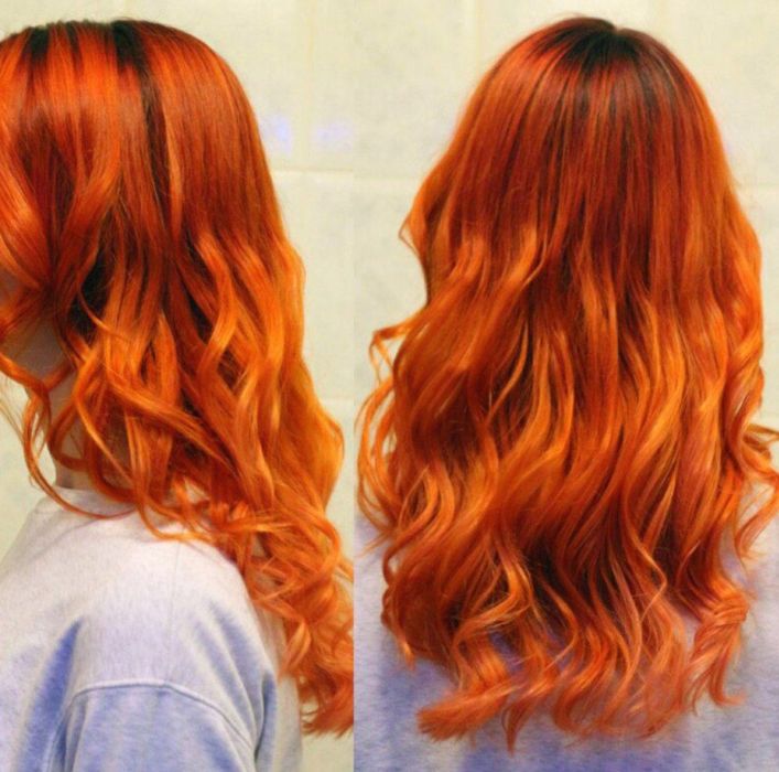 Краска для волос Antocianin O01 Dark Orange (тёмный оранжевый)