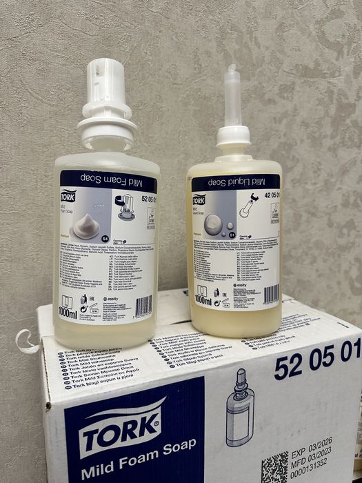 Tork пена и жидкое мыло