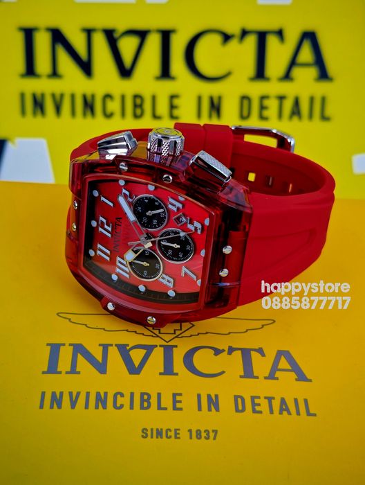 INVICTA Ghost Red 47 mm, Инвикта нов ръчен часовник
