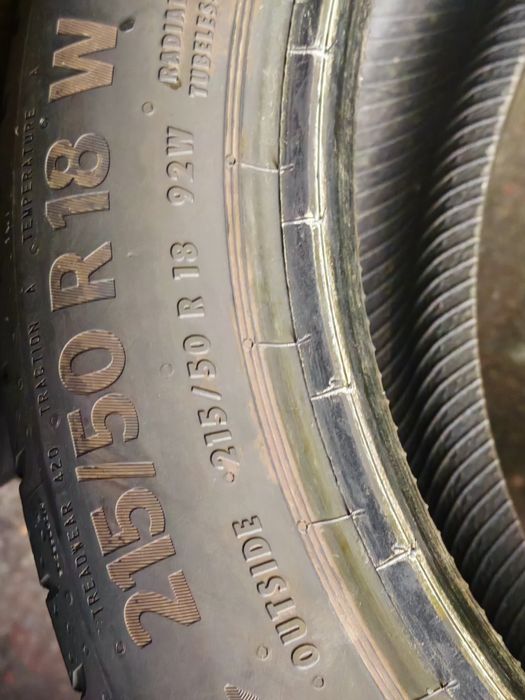 215/50R18 Continental 2024 6,2mm stare foarte buna