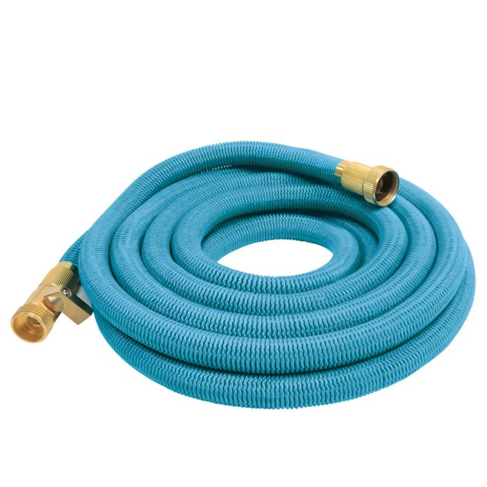 Гъвкав градински маркуч с медни накрайници - без заплитане и прегъване