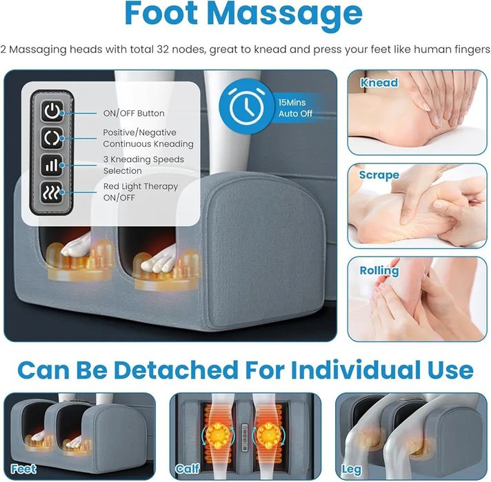 Подвижна !Масажна постелка за цяло тяло с10 вибрационни мотора,