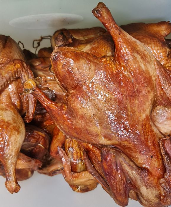 Гусь,утка домашние горячего копчения!