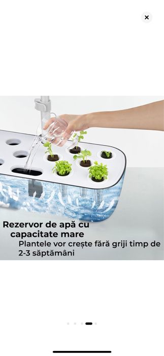 Ghiveci Inteligent,  hidrofonic de Crestere Avansat