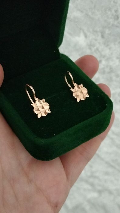 Советские серьги 583 пробы.