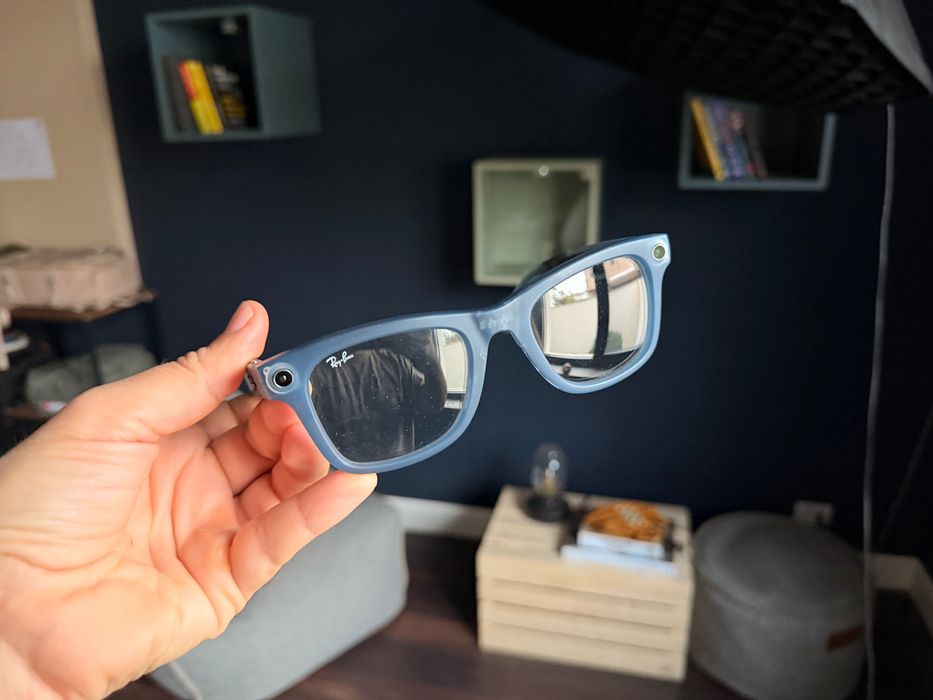 Ray Ban Meta V2 Dashed Blue