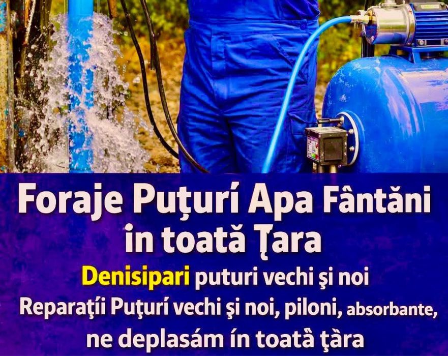 foraje puturi apa