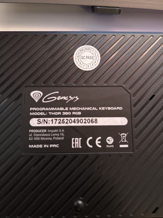 Tastatura mecanica Genesis RGB+ Mouse scorpion RGB+ Mousepd Fortnite