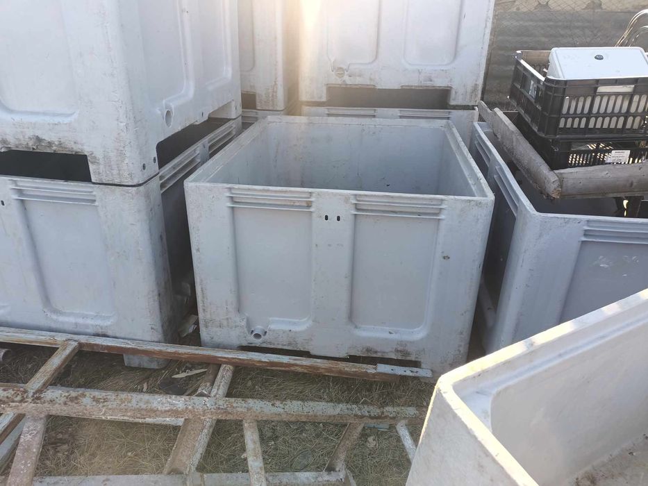 Cutii plastic - Cub - Boxpaleti - Pubelă/Tomberon gunoi