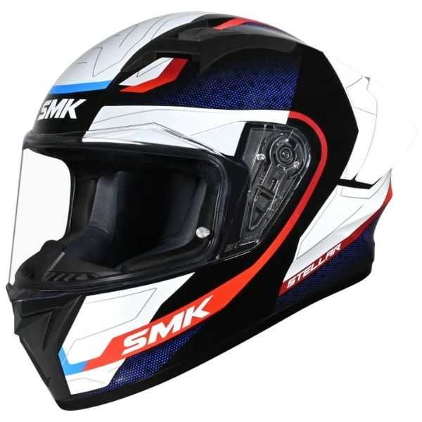 Мото каска за мотор SMK STELLAR SPORT FLIGHT  Blue/Red
