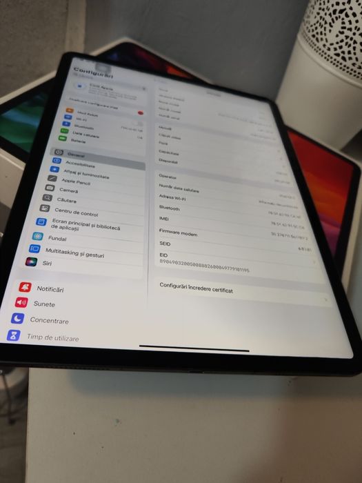 Vand iPad pro 12.9 gen4, 256 gb , cellular