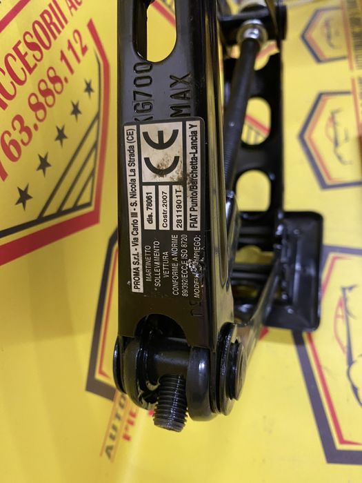 Cric auto original Fiat 500 MK1 Panda Punto Lancia Y Cu cheie prezoane