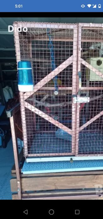 Клетка, кафез за декоративни птици.