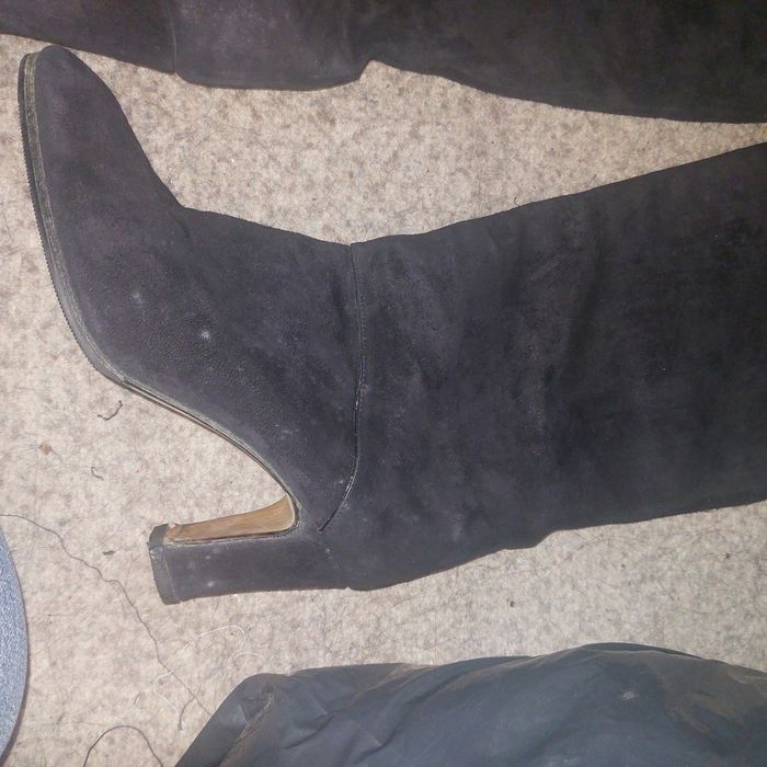 Кожени/велурени  ботуши