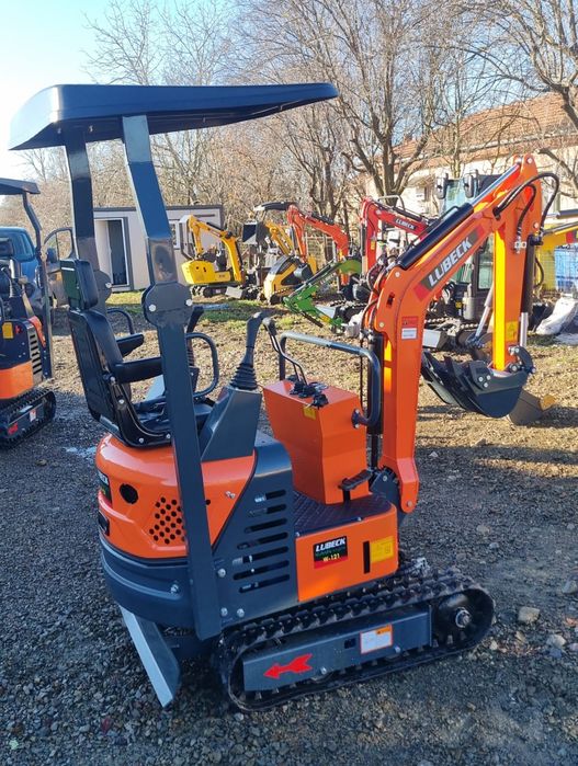 Excavator~ NOU~ Lubeck W121 1.2 tone motor KUBOTA Livrare la domicilu