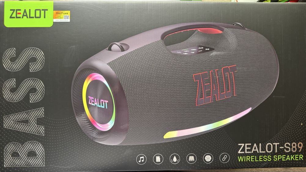 Boxa portabila Zealot S89 , noua, jBL Boombox 3/4