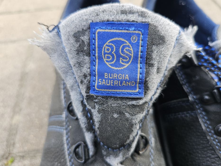 Vând Bocanci de lucru cu bombeu metalic Burgia Sauerland, Mărimea 43