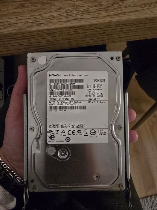 HDD Hitachi de 500gb