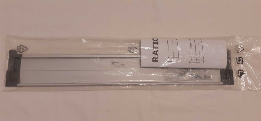 Rationell 802.005.90 - front sertar argintiu pt. mobila bucat. Faktum