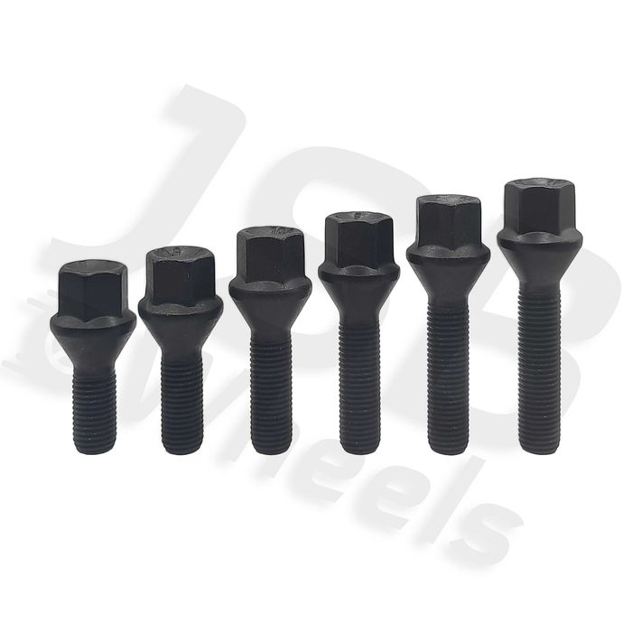 Prezoane negre noi jante aliaj M12x1.5 45 mm Renault, Dacia, Opel, BMW